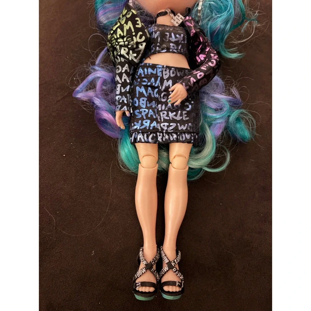 Rainbow‎ High Holly De'Vious Fashion Doll Blue Purple Hair Metallic Outfit RH1
